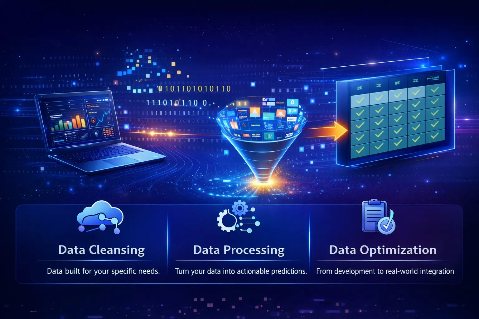 Machine Learning Solutions illustration